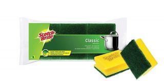 SCOTCH BRITE SPUGNA ABRASIVA SALVADITA CLASSIC 3 PEZZI TRE30212