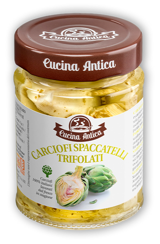 Carciofi Spaccatelli Trifolati (Cuartos De Alcachofa Salteados)230 Gr