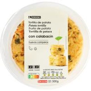 Tortilla De Patata-Calabacín-Huevo Campero Eroski, 1 Ud, 300 G (24141236)