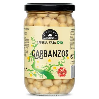 Garbanzos Cocidos Extra Vegecampo De Dia Frasco 210 G
