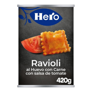 Hero Ravioli al Huevo con Carne 420g