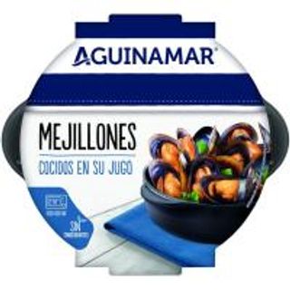 Mejillones Cocidos En Su Jugo Aguinamar, Bandeja 500 G (22203319)