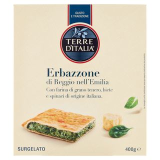 Terre d'Italia Erbazzone di Reggio nell'Emilia Surgelato 400 g