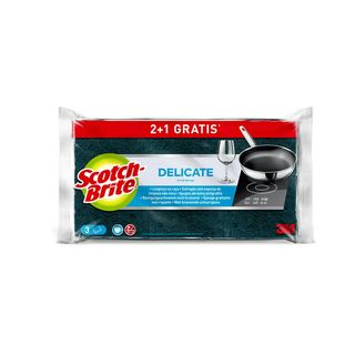 Brite Esponja Scotch Fibra Azul Paquete 3 Uds (227318)