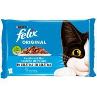 Selección De Pescados En Gelatina Félix Original Pack 4X85 G (24778524)
