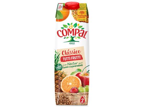 NÉCTAR COMPAL CLÁSSICO TUTTI FRUTTI 1L