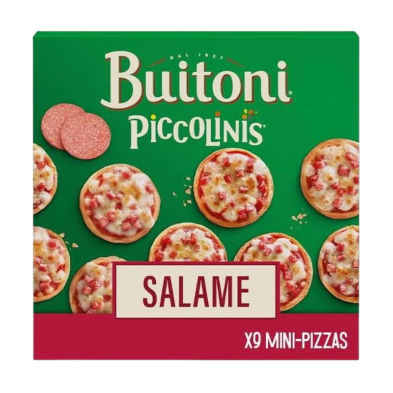 Buitoni Piccolinis Snacks de Pizza Salame 9x30g
