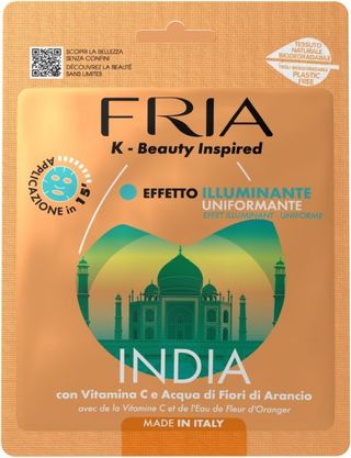 FRIA MASCHERA VISO IN TESSUTO ILLUMINANTE INDIA   DIV222
