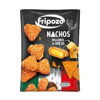 FRIPOZO Nachos Relleno Queso, 250G
