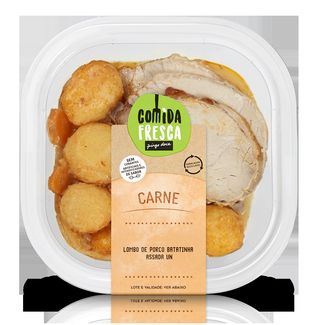 Lombo de Porco com Batatinha Assada Comida Fresca 1UN