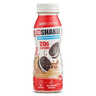 Batido Alto En Proteínas Sabor Cookie Cream Just Loading Botella 225 Ml