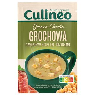 Culineo Gorąca Chwila Grochowa z wędzonym boczkiem i grzankami, 11 g