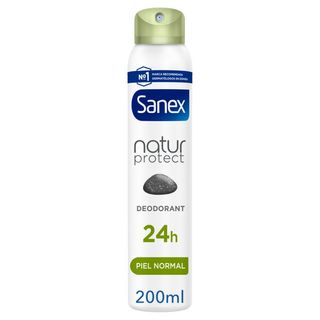 Desodorante Spray Natur Protect Piel Normal 24h con Piedra de Alumbre - Sanex - 200 ml 8718951321557