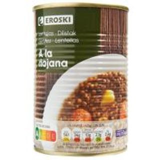 Lentejas Con Chorizo Eroski 425G (817270)
