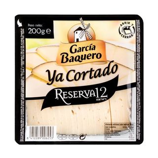 GARCÍA BAQUERO Queso Mezcla Tierno Reserva Ya Cortado, 200G