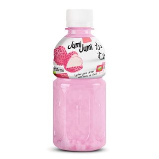 JumiJumi Napój lychee z kawałkami galaretki kokosowej, 320 ml