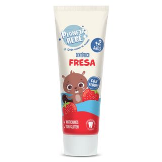 Pasta De Dientes Para Niños + 2 Años Planeta Bebé De Dia Tubo 75 Ml