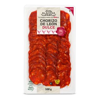 Chorizo De León Dulce Nuestra Alacena De Dia Bandeja 100 G
