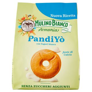 Mulino Bianco Armonia Pandiyò Biscotti Yogurt Bianco Senza Zuccheri Aggiunti Fonte di Calcio 270g - 8076809584012