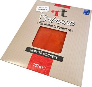 RT SALMONE SELVAGGIO AFFUM. SOCKEYE MSC G.100