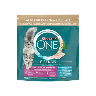 Comida Gato Esterilizado Pescado One 1,5Kg (305351)