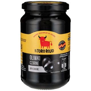 EL Toro Rojo Oliwki czarne drylowane 340 g