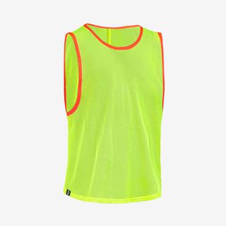Peto Fútbol Kipsta Niños Amarillo Fluo Talla Única Amarillo