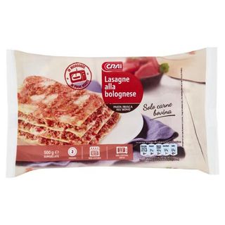 Crai Lasagne alla bolognese Surgelate 500 g