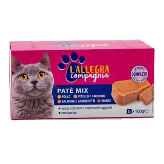 Pate Gatto Gusti Ass.8x100G