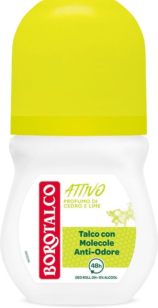 BOROTALCO DEODORANTE ATTIVO CEDRO E LIME ROLL ON 50ML   MAN8856