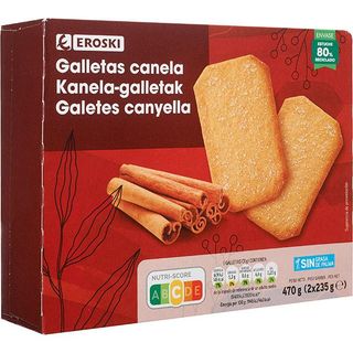 Galletas De Canela Eroski, Paquete 470 Gr. (25805359)