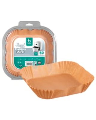 Papel Airfryer Quadrado 16x16 cm 50 unidades