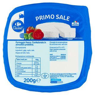 Carrefour Classic Primo Sale 200 g