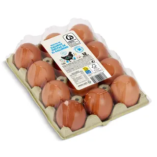 Huevos Medianos M De Gallinas Criadas En Suelo Dia 12 Unidades