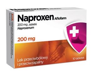 Aflofarm Naproxen 200 mg 10 tabletek