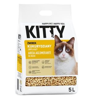 Kitty Żwirek kukurydziany dla kota, 5 l