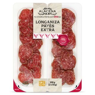 Longaniza Payés Extra Nuestra Alacena De Dia Bandeja 2 X 50 G