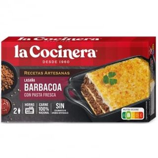 Lasaña Barbacoa La Cocinera 500 G.