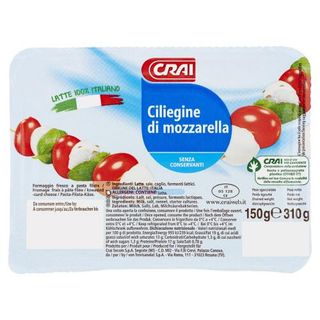 Crai Ciliegine Di Mozzarella 150 G