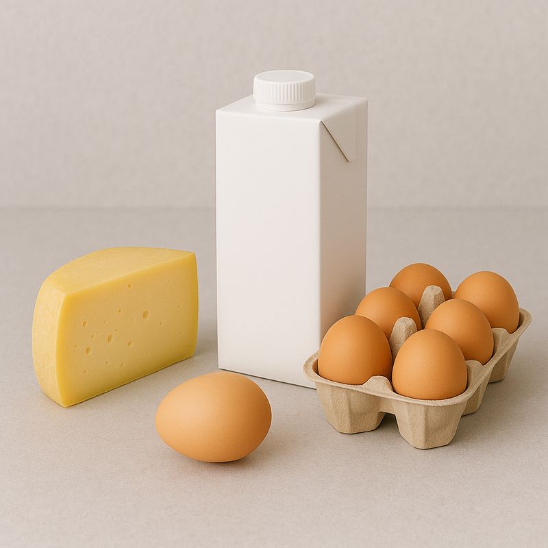 Quesos, Lácteos y Huevos