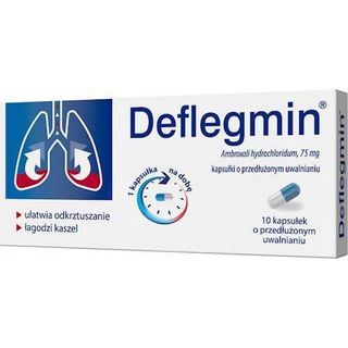 Deflegmin 75 mg 10 kapsułek