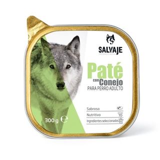 Salvaje Adulto Conejo En Paté Tarrina Para Perros 0.3Kg