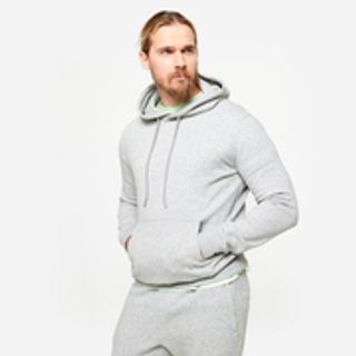 Sudadera Hombre Gris Capucha Cálida Muletón.3XL Gris
