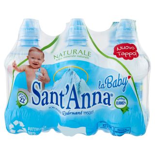 Sant'Anna la Baby Naturale Sorgente Rebruant Vinadio 6 x 0,25 L