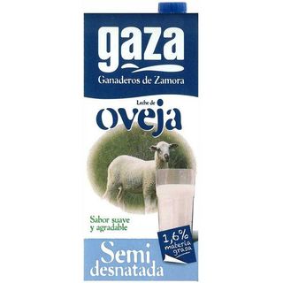 Leche Semidesnatada De Oveja Gaza, Brik 1 Litro (9684812)