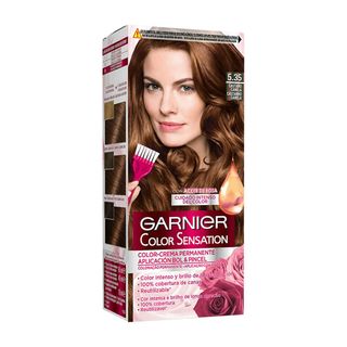 Tinte Castaño Color Sensation De Garnier Nº 5.35 Castaño Canela (204583)