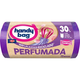 Handy bag bolsa basura perfumada 15 ud. 30 l