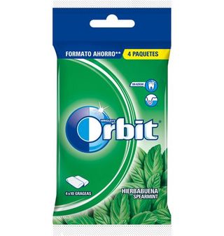 Chicle Orbit Hierbabuena Sin Azúcar 4 Uds.
