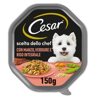 Cesar 150 gr vasc scelta chef manzo riso verdure