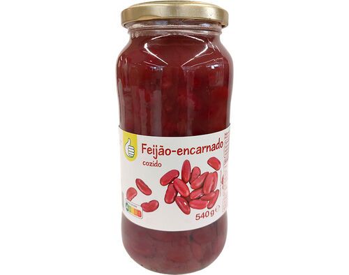 FEIJÃO ENCARNADO POLEGAR FRASCO 540 (400) G